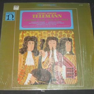 Telemann – Chamber Music With Recorder / Mathiesen .  Nonesuch H-71065 lp EX