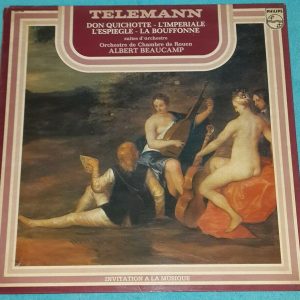 Telemann ‎– Don Quichotte , Suites D’Orchestre Beaucamp  Philips ‎6537 004 LP