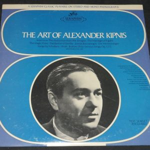 The Art Of Alexander Kipnis Seraphim ‎ 60076 lp ex
