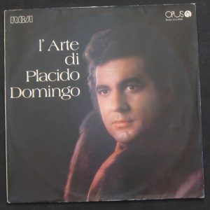 The Art Of Placido Domingo  /  Nello Santi Opus ?– 9112 0936 lp EX