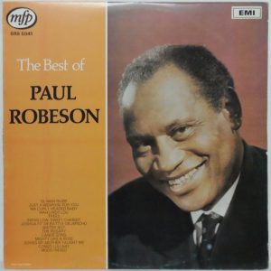 The Best Of Paul Robeson LP Israel Pressing Embassy SRS 5041 Spiritual Gospel