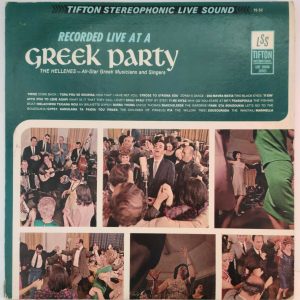 The Hellenes – Recorded Live At A Greek Party LP USA TIFTON Bouzouki Music Zorba