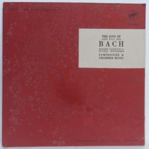 The Sons of Bach – Symphonies & Chamber Music LP VOX DL 463-3 Artistic *RARE*