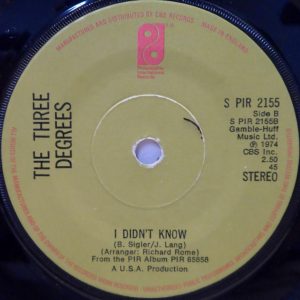 The Three Degrees – When Will I See You Again 7″ UK 1974 Funk Soul Disco
