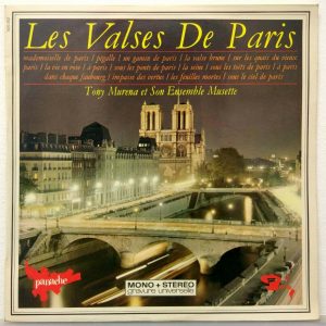 Tony Murena Et Son Ensemble – Les Valses De Paris LP France Barclay