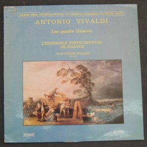 VIVALDI THE FOUR SEASONS Jean-Pierre Wallez  violin musidisc  30 rc 609  lp
