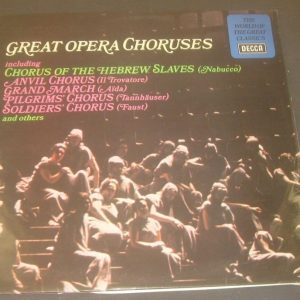 Various – Great Opera Choruses Decca ‎ SPA 296 LP EX