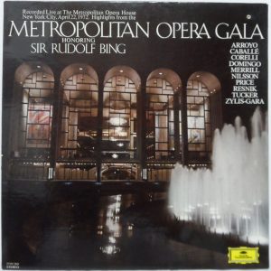 Various ‎- Highlights From Metropolitan Opera Gala Honouring Sir Rudolph Bing