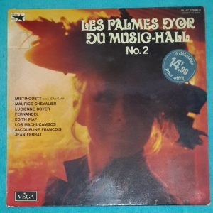 Various ‎- Les Palmes d’Or du Music-Hall Vega LP Edith Piaf Jean Ferrat