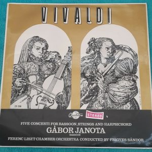 Vivaldi  5 Bassoon Concertos Gabor Janota Frigyes Sandor LP EX