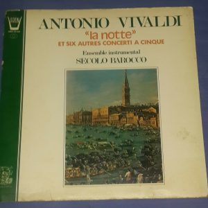 Vivaldi Secolo Barocco Ensemble Instrumental 7 Concertos A Cinque  Arion LP
