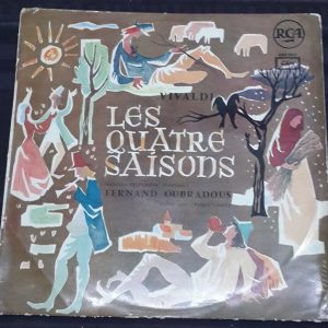 Vivaldi The Four seasons Gendre  Oubradous  RCA 630.003  France LP