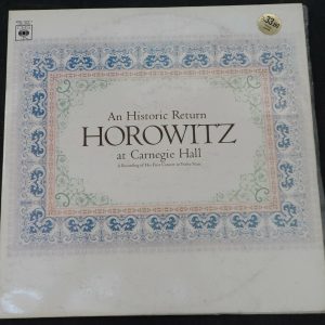 Vladimir Horowitz ‎– At Carnegie Hall CBS 72376/7 2 lp Gatefold ex