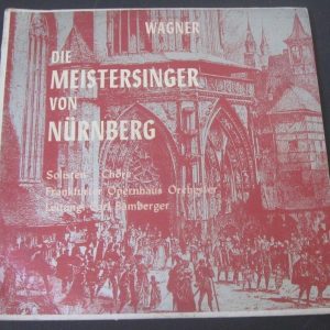 Wagner Die Meistersinger Von Nürnberg  Carl Bamberger MMS 2039 2 lp Gatefold