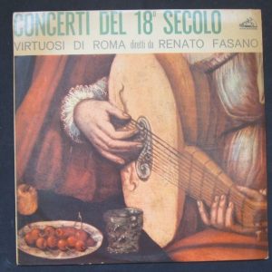 concertos of the 18th century VIVALDI BACH LEO Renato Fasano HMV lp RARE
