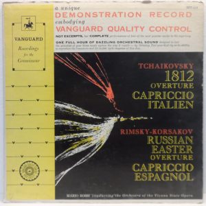 1959 Vanguard ‎Demonstration Record LP Tchaikovsky / Rimsky-Korsakov MARIO ROSSI