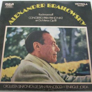 ALEXANDER BRAILOWSKY – Rachmaninoff Concerto no. 2 for Piano LP RCA VICS – 1024