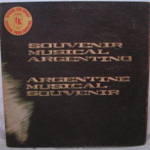 ARGENTINE MUSICAL SOUVENIR LP 1976 Argentina folk latin tango Ariel Ramirez