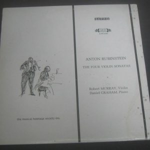 Anton Rubenstein – 4 Violin Sonatas Murray / Graham MHS 3385-86  2 LP
