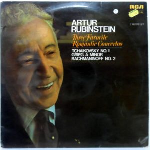 Artur Rubinstein – Three Favorite Romantic Concertos 2LP Set RCA DPS 2014 UK prs