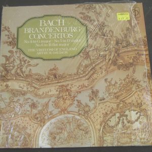 BACH – Brandenburg Concertos Nos 4 – 6 Arthur Davison EMI CFP 40011 lp EX