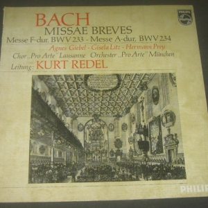 BACH – Missae Breves Kurt Redel PHILIPS A 02445 L LP EX