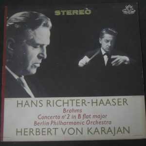 BRAHMS: PIANO CONCERTO NO. 2 – RICHTER-HAASER / KARAJAN  ANGEL S 35796 lp