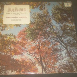 BRAHMS Sonata For Violin & Piano ZSIGMONDY / NISSEN SUMMIT SUM-5076 lp