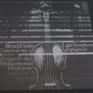 BRUCH – Violin Concerto No 1 LALO Sympony Espagnole FERRAS / SUSSKIND CFP 107 LP