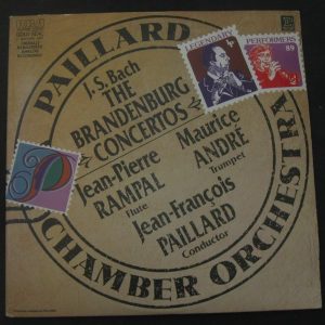 Bach Brandenburg Concertos RAMPAL / ANDRE / PAILLARD  RCA AGL2-5289 2 lp EX