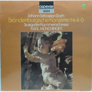 Bach – Brandenburg Concertos no. 4 – 6 Stuttgart Chamber M?nchinger DECCA LP