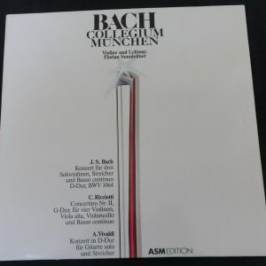 Bach Collegium Munchen Florian Sonnleitner  ASM Edition  66.22 049 lp EX RARE !