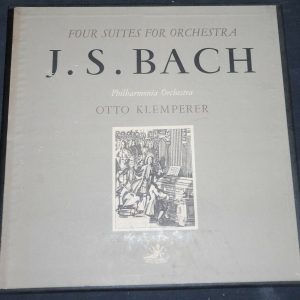 Bach ?? Four Suites for Orchestra Klemperer Angel 3536 B 2 lp Box ex