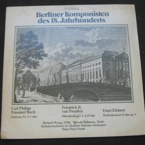 Bach , Friedrich , Eichner , Hans-Peter Frank , Waage , Hofmann  ETERNA lp