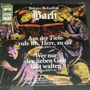 Bach : Kantaten BWV 131 & 93 Hans Thamm  EMI 1 C 063-29 022 lp