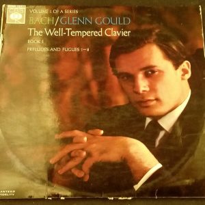 Bach Well-Tempered Clavier Preludes & Fugues Glenn Gould Piano CBS 72211 LP ED1