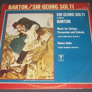 Bartok Music For Strings , Percussion And Celesta Solti Turnabout TV S 34613 lp