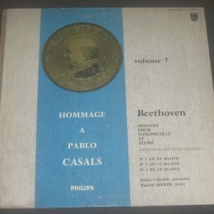 Beethoven Cello & Piano Sonatas Casals Serkin philips L 01.286 L Lp