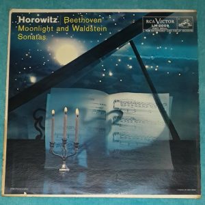Beethoven ‎– Moonlight & Waldstein Sonatas Vladimir Horowitz RCA LM 2009 LP EX