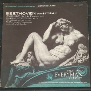Beethoven Pastoral Symphony No. 6  Fidelio Overture Boult Vanguard SRV-193SD LP