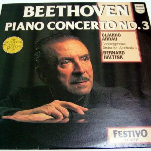Beethoven – Piano Concerto No. 3 LP CLAUDIO ARRAU BERNARD HAITINK Israeli press