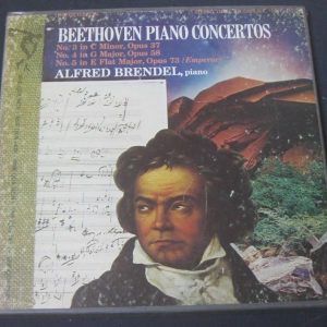 Beethoven Piano Concerto No. 3/4/5 Brendel / Wallberg / Mehta SQN 128 3 LP Box
