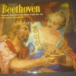 Beethoven String Quartets Op.18 / 135 Janacek Quartet Supraphon SUA-10415 LP EX