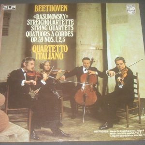 Beethoven String Quartets Quartetto Italiano Philips ‎ 6747 139 2 LP Gatefold EX