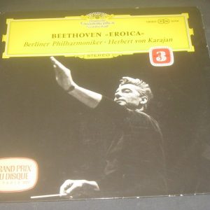 Beethoven Symphony No. 3 – Erocia  Karajan DGG 138 802 SLPM TULIPS GERMANY LP EX