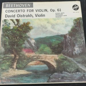 Beethoven Violin Concerto Gauk Oistrakh VOX STPL 516.150 USA LP EX