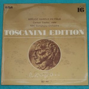 Berlioz – Harold En Italie Toscanini Carlton Cooley RCA ‎AT 112 LP