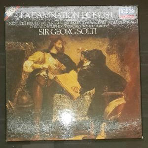 Berlioz – La Damnation de Faust Solti Decca D259D 3 3 lp Box EX