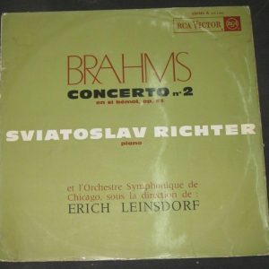 Brahms Concerto No. 2 Richter / Leinsdorf RCA ? 630 582 lp1961