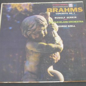Brahms Concerto No.1 Serkin Szell LP Columbia Masterworks ML 4829 6 Eye lp 50’s